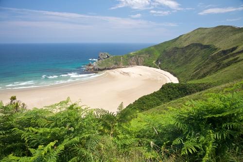 Playa de Torimbia en Llanes