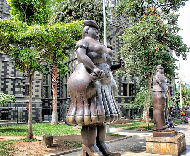 Plaza Botero en Medellín