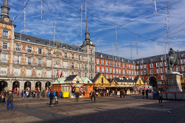 Mercadillo navideño Plaza Mayor Madrid