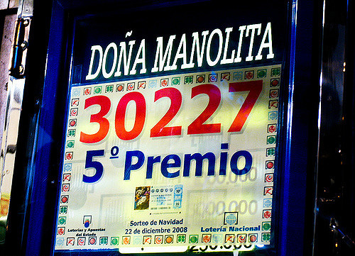 Cartel en Doña Manolita