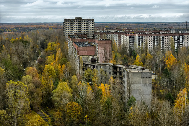 Pripyat, ciudad abandonada en Ucrania