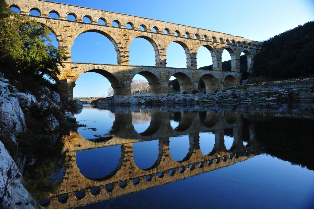 El puente de Gard, un fantástico acueducto romano