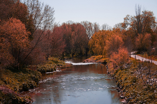 Río Manzanares en Madrid