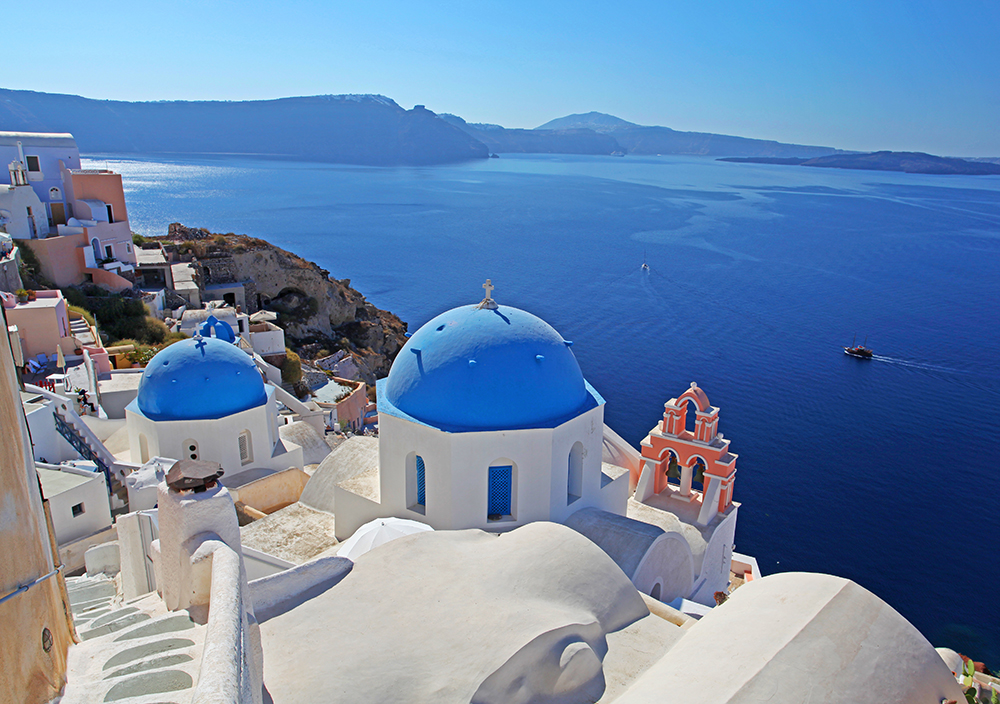 Santorini en Grecia