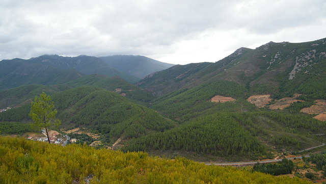 sierra de Riomalo de Abajo en el Meandro de Melero