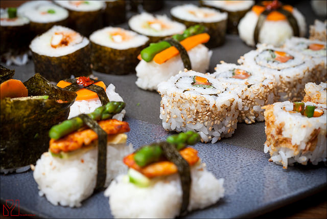 Sushi, uno de los platos típicos de Japón