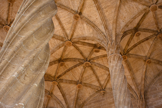 Techo de la Lonja de la Seda