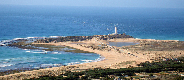 Tómbolo de Trafalgar en Caños de Meca