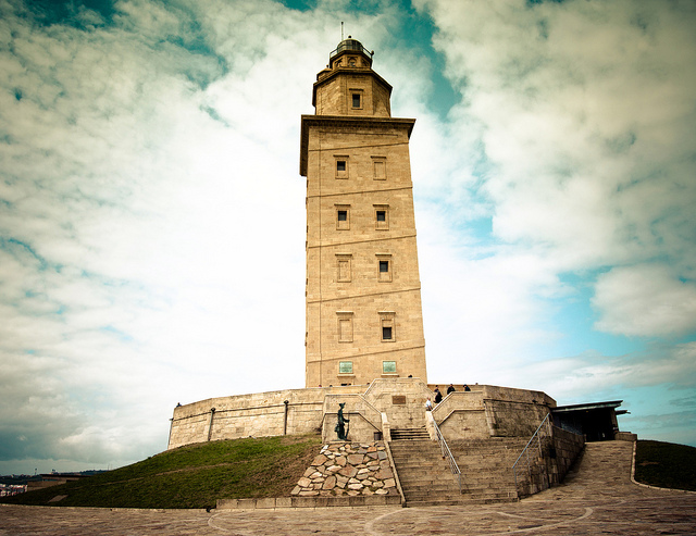 Mapa de Galicia: Torre de Hércules