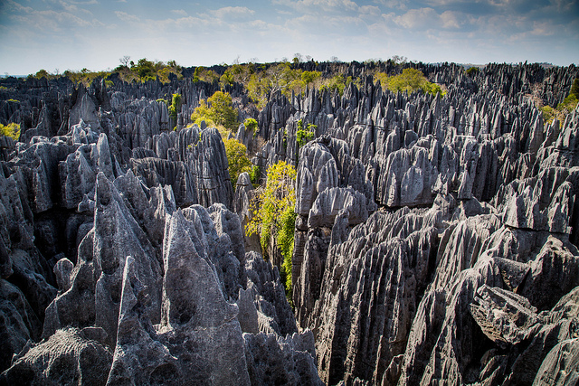 Tsingy en Madagascar