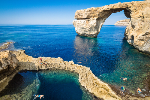 Ventana Azul en Malta