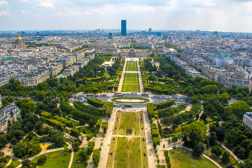 Vista desde la Torre Eiffel de París