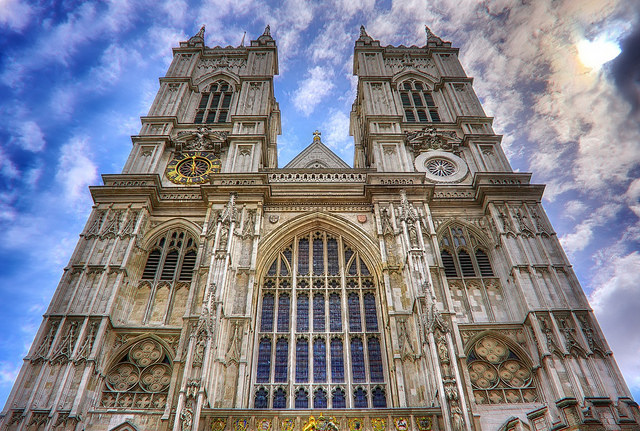 Fachada de la Abadía de Westminster