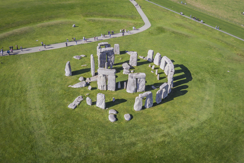 Vista aérea de Stonehenge