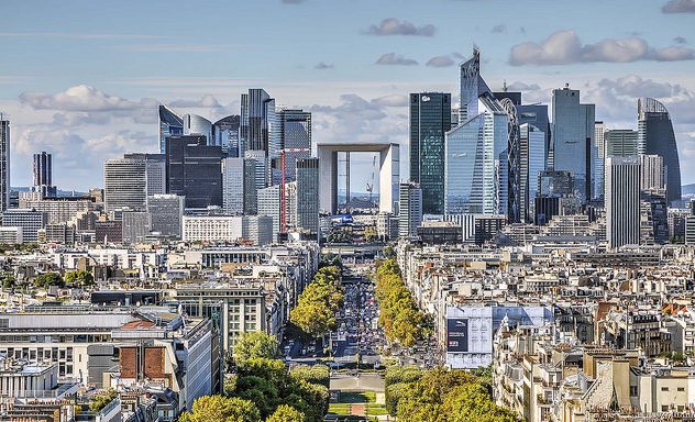 Arco de la Defense en París