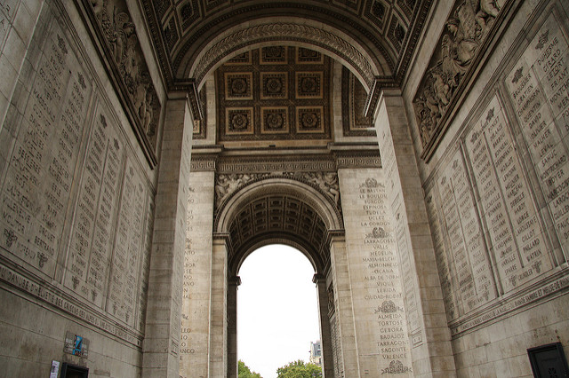 Bóveda del Arco del Triunfo de París 