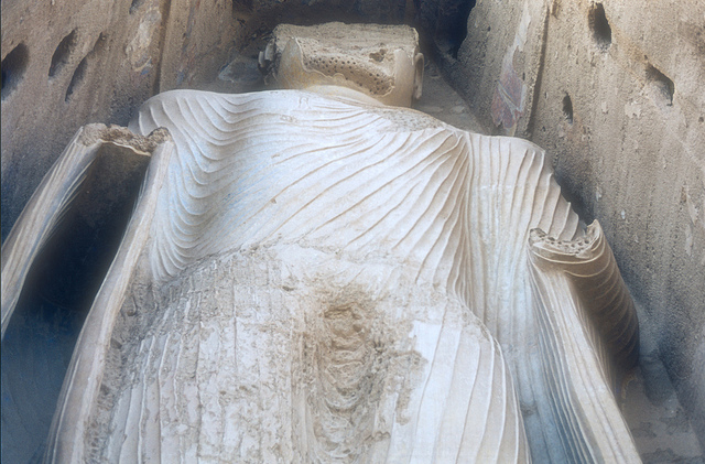 Buda de Bamiyán antes de su destrucción