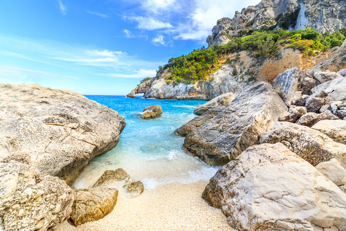 Playas de Cerdeña, cala Goloritze