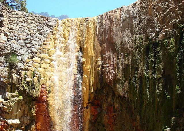Cascada de Colores en La Palma