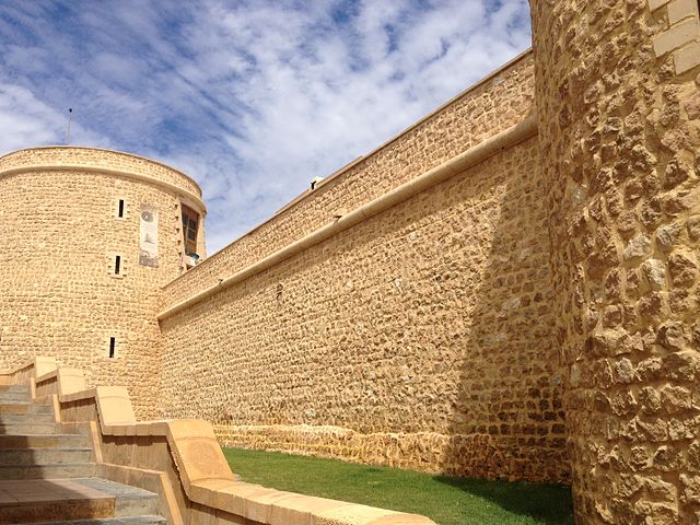 Castillo de Santa Ana en Roquetas de Mar