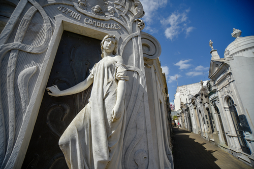 Cementerio de la Recoleta en Buenos Aires