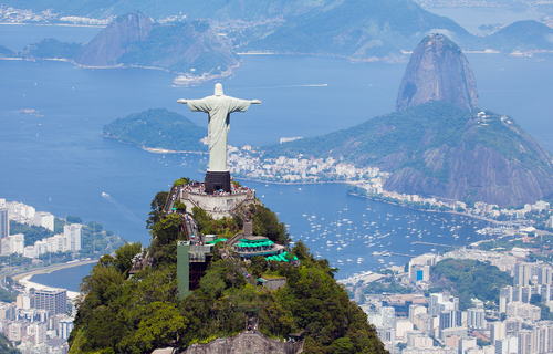 Cerro del Corcovado y Cristo Redentor