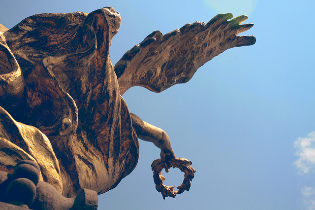 Detalle del Ángel de la Victoria