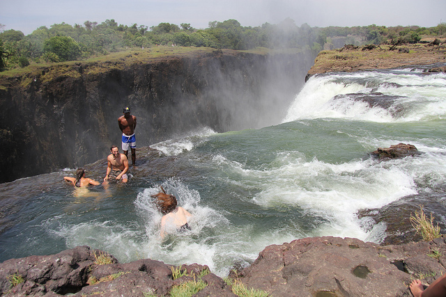 Devil's Pool en las cataratas Victoria