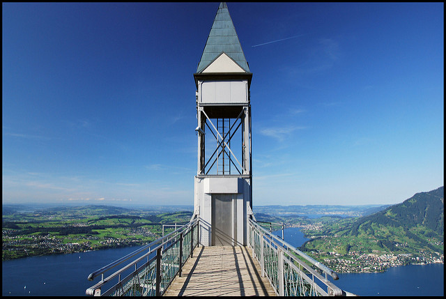 Elevador Hammetschwand en Lucerna