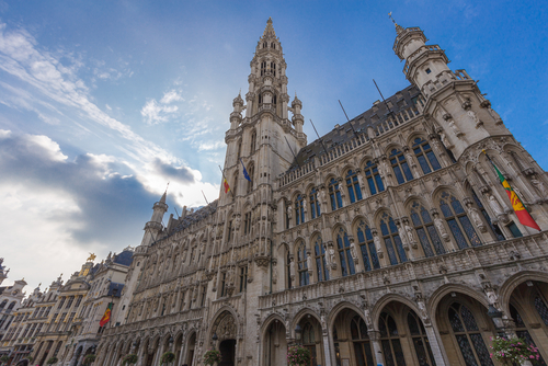 Fachada del ayuntamiento de Bruselas