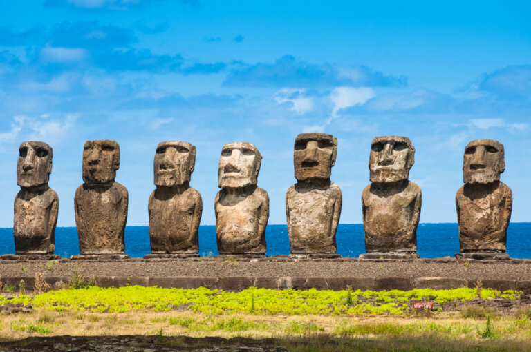 6 curiosidades de los moáis de la Isla de Pascua
