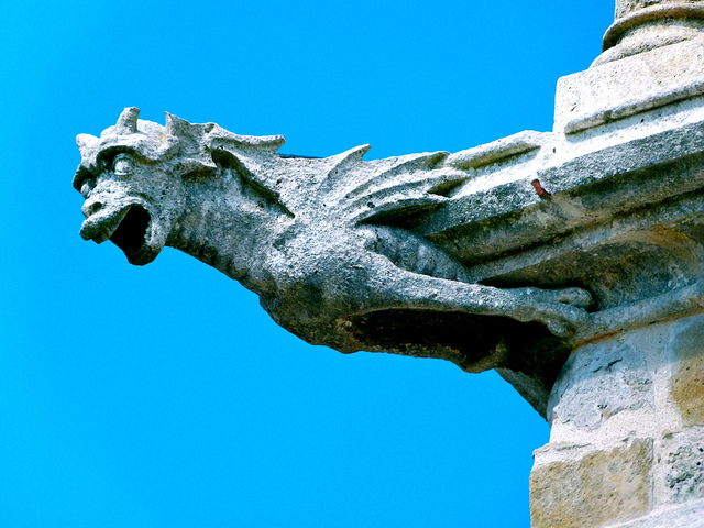 Gárgola en la catedral de Burgos