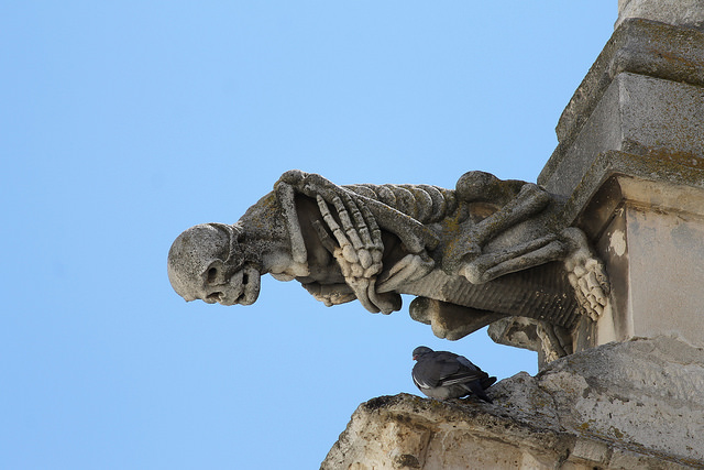 Gárgola en la catedral de Palencia