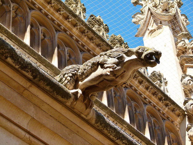 Gárgolas en San Juan delos Reyes en Toledo