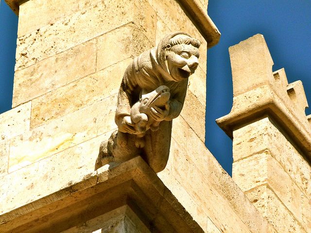 Gárgolas de la Lonja de la Seda en Valencia