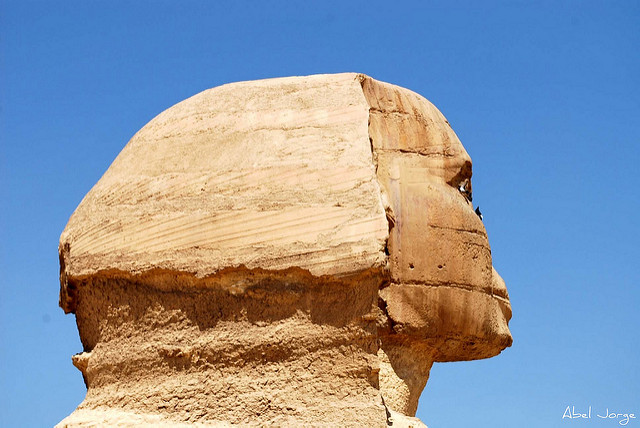 Rostro de la Gran Esfinge de Giza