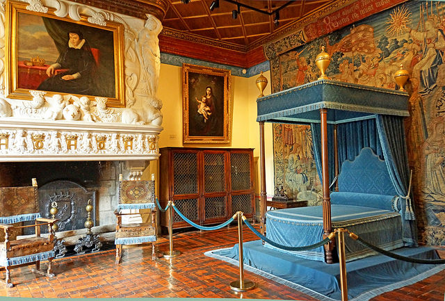 Habitación de Diana de Poitiers en el castillo de Chenonceau