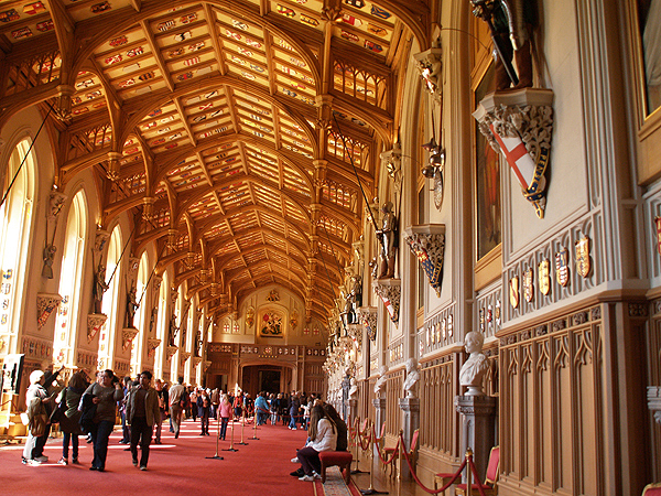 St. George's Hall en el castillo de Windsor