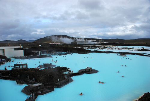 Laguna azul en Islandia