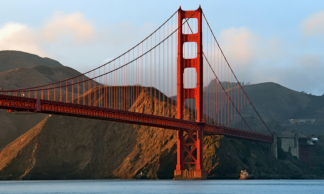 Lateral del Golden Gate de San Francisco