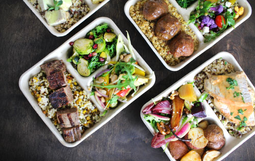 Plato de MArket Crates en Nueva York