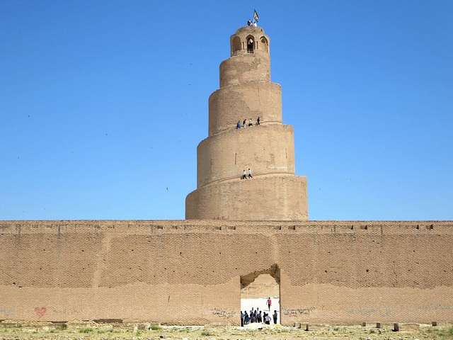 MEzquita de Samarra, uno de los monumentos desaparecidos