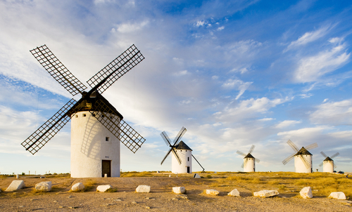 Molinos de viento en Campo de Criptana