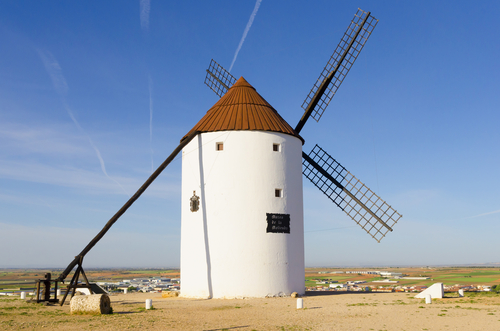Molinos de viento en Mota del Cuervo