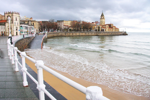 Muro de San Lorenzo en Gijón