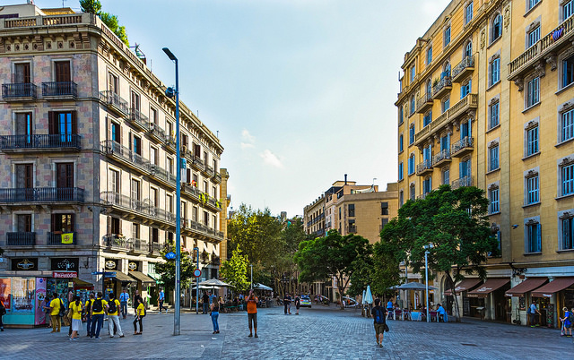 Paseo del Born en Barcelona