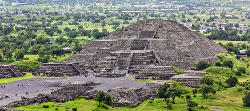 Pirámide en Teotihuacán