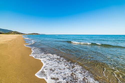Playa Colostrai en Cerdeña