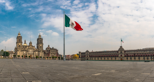 Plaza del Zócalo en México