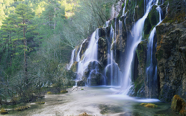 Cascadas en el río Cuervo